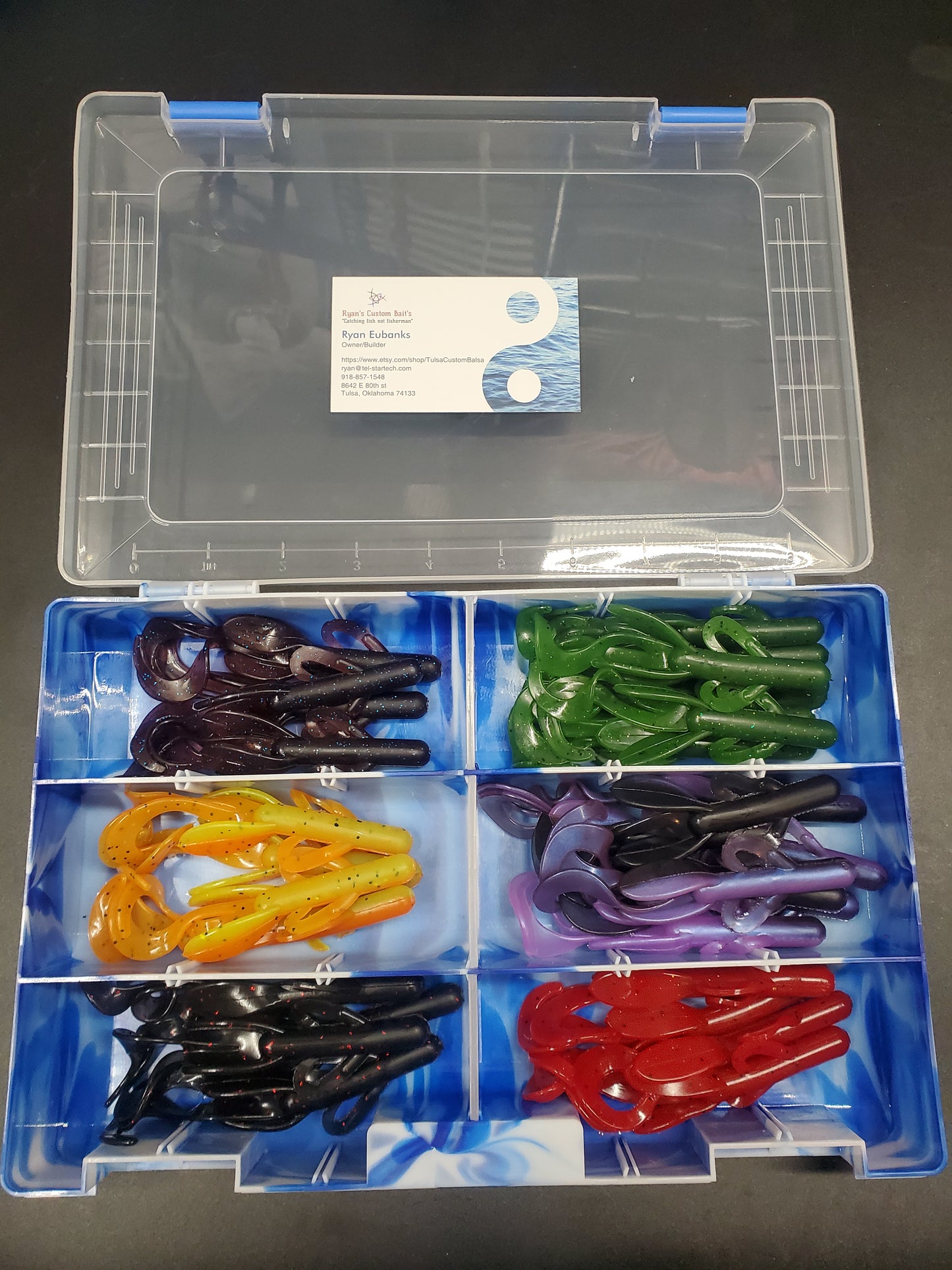 Fishing Lure Kits 12 of each color (6) Kits to choose from