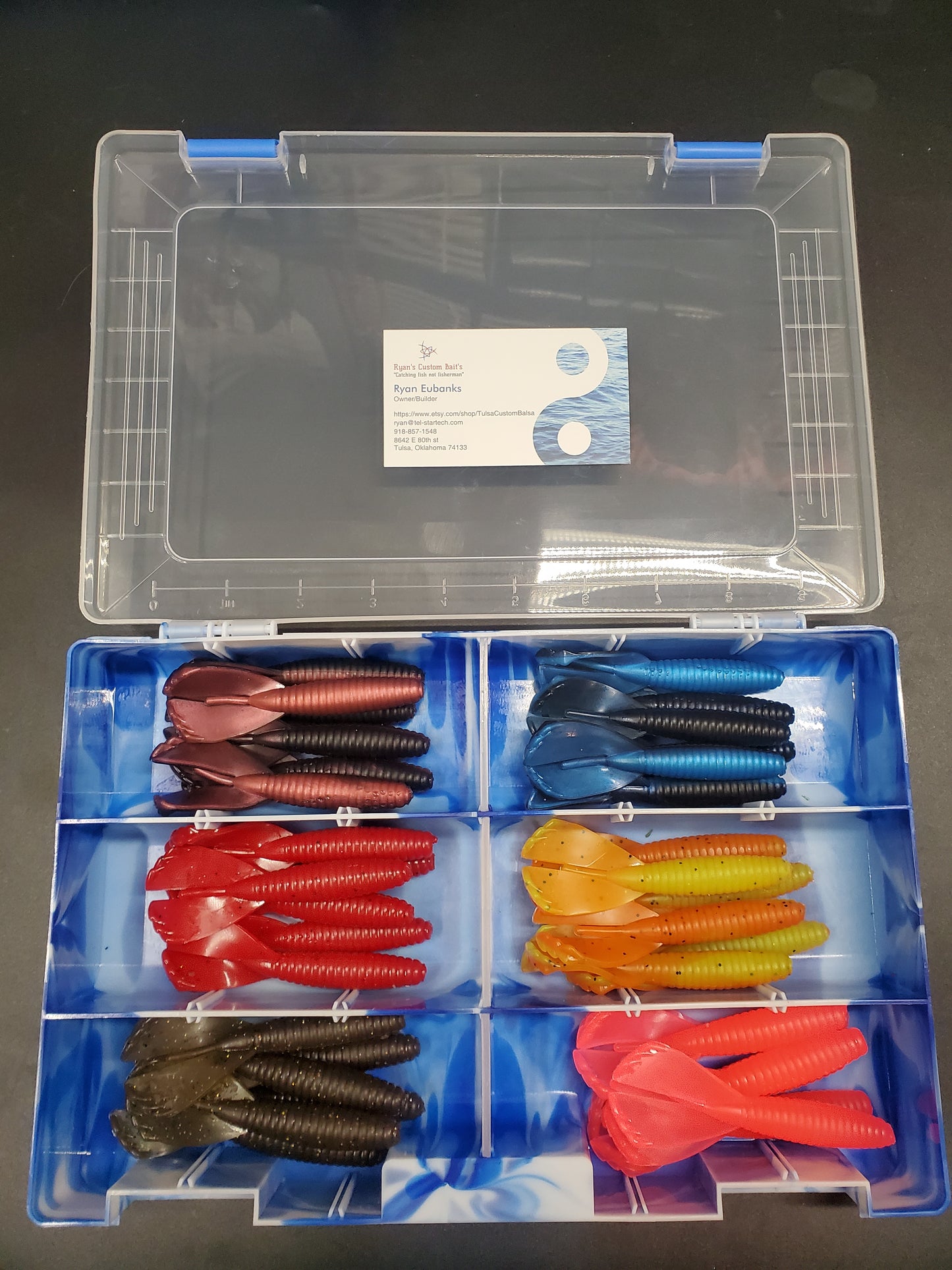 Fishing Lure Kits 12 of each color (6) Kits to choose from