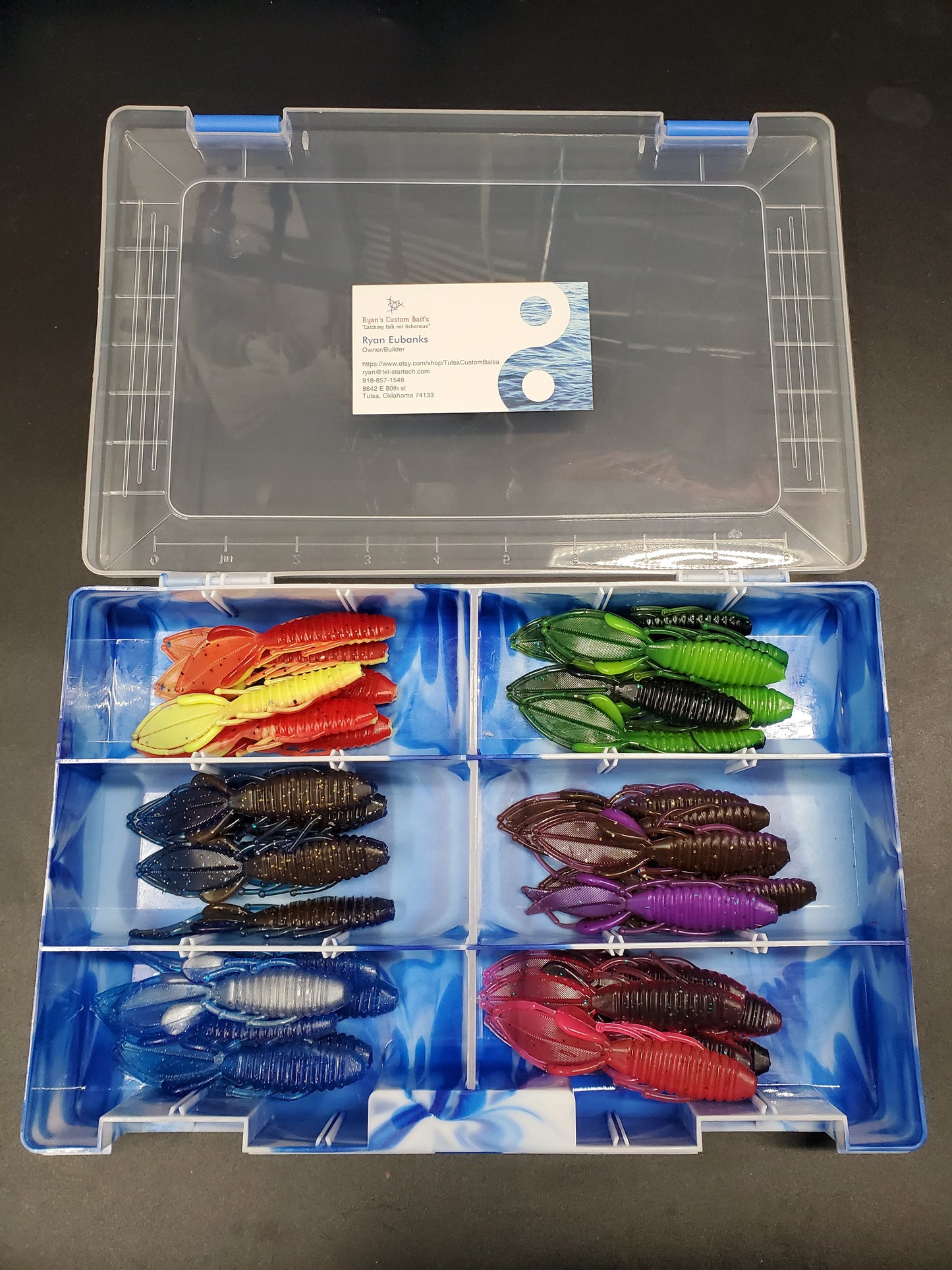 Fishing Lure Kits 12 of each color (6) Kits to choose from