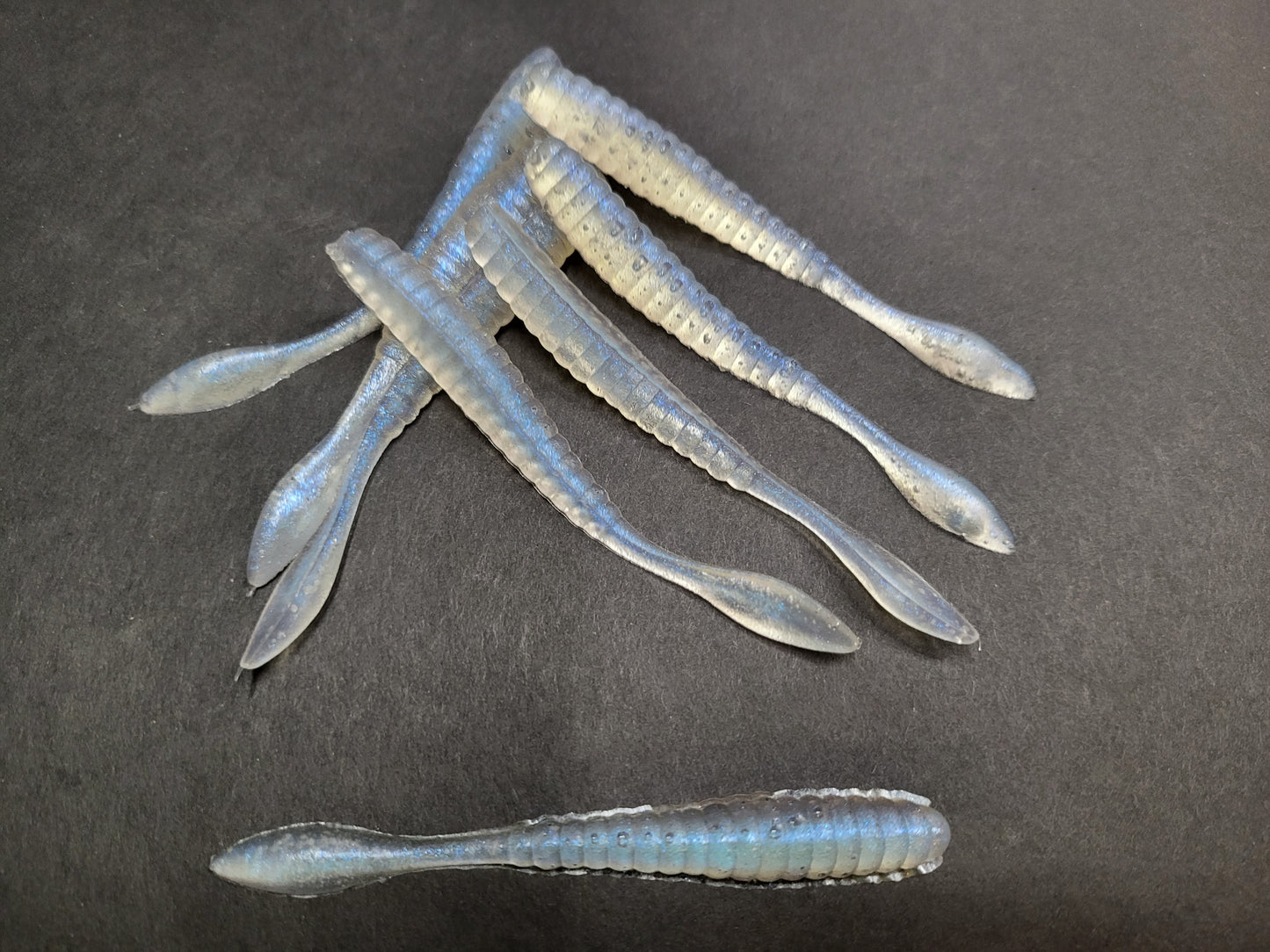 3.8" Ryan's Flat Worm Drop Shot Bait (14) Colors