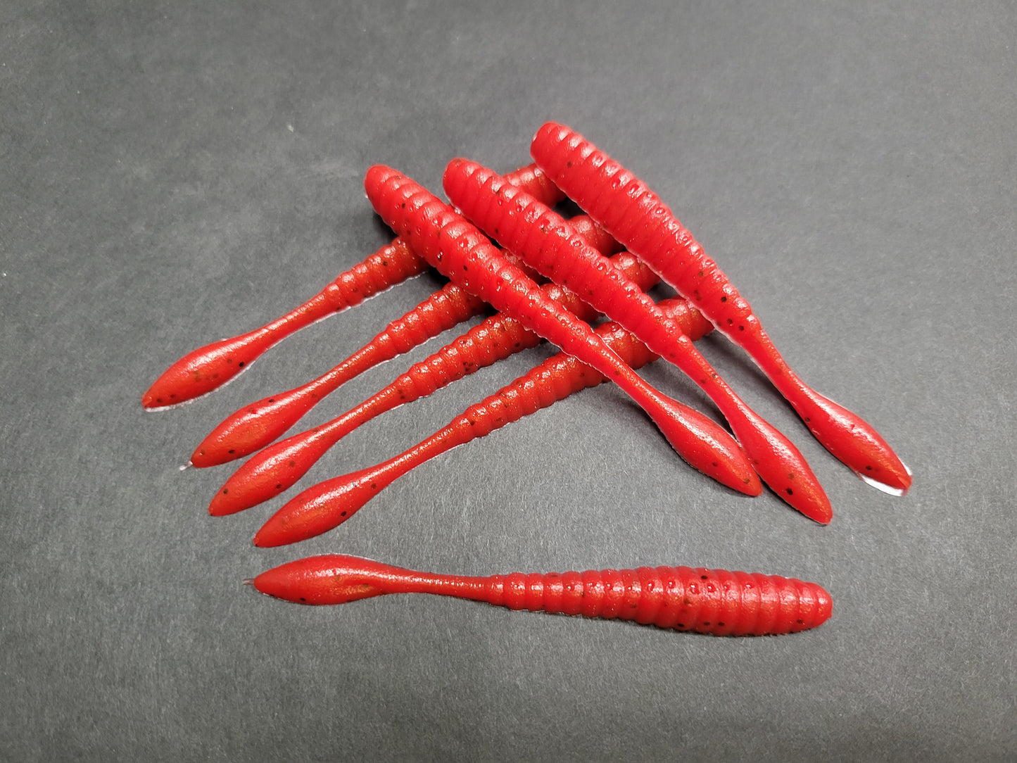 3.8" Ryan's Flat Worm Drop Shot Bait (14) Colors