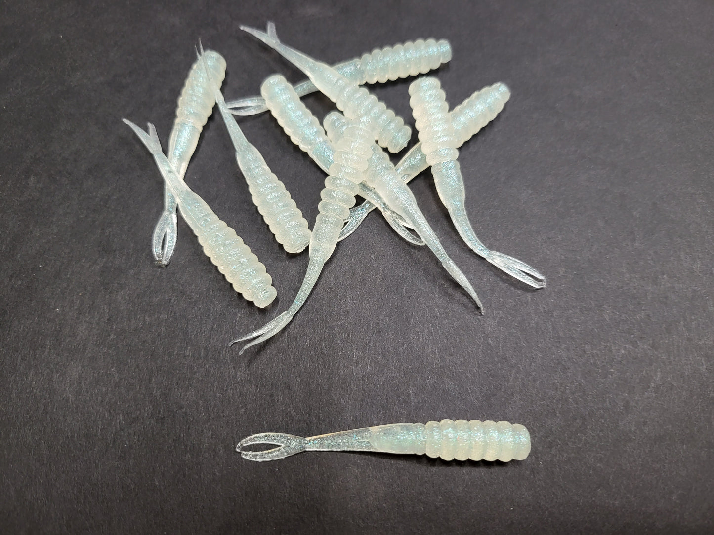 2.5" Crappie Fluke Fat Body (14) Colors