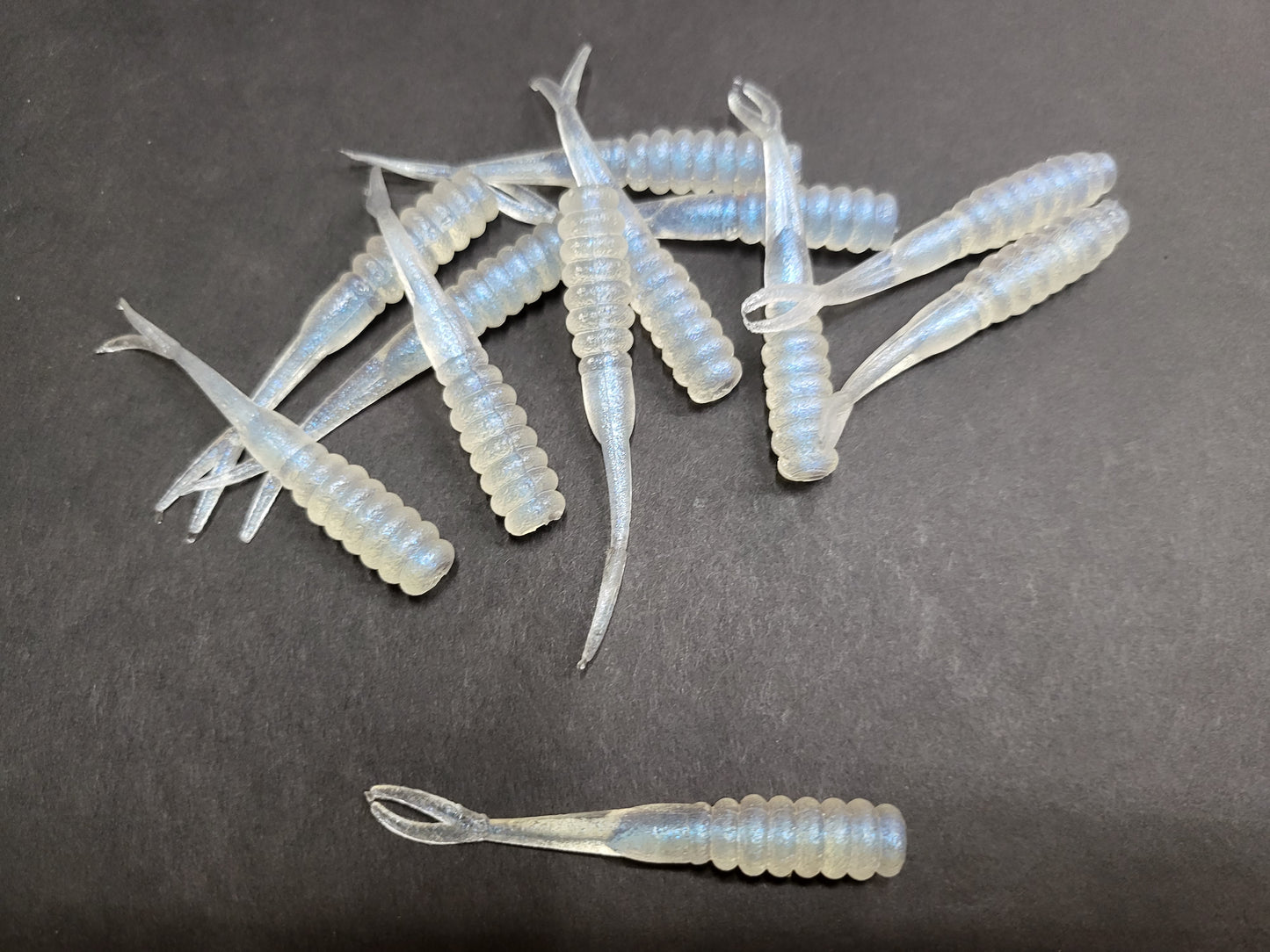 2.5" Crappie Fluke Fat Body (14) Colors