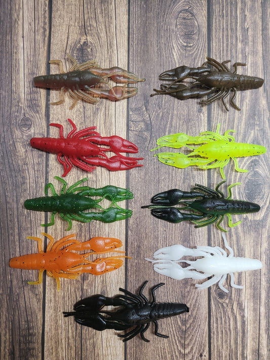 3" Real Craw (12) Colors