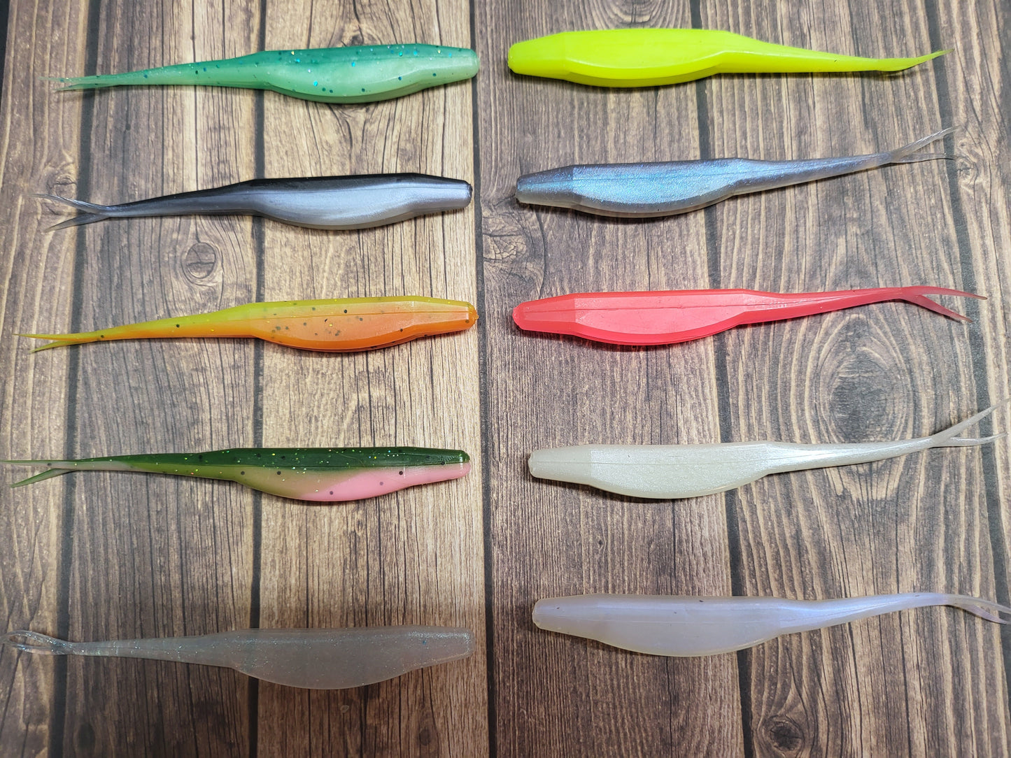 5" Fluke w/hook slot (15) Colors